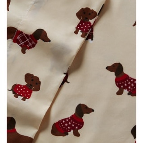 dachshund flannel sheets